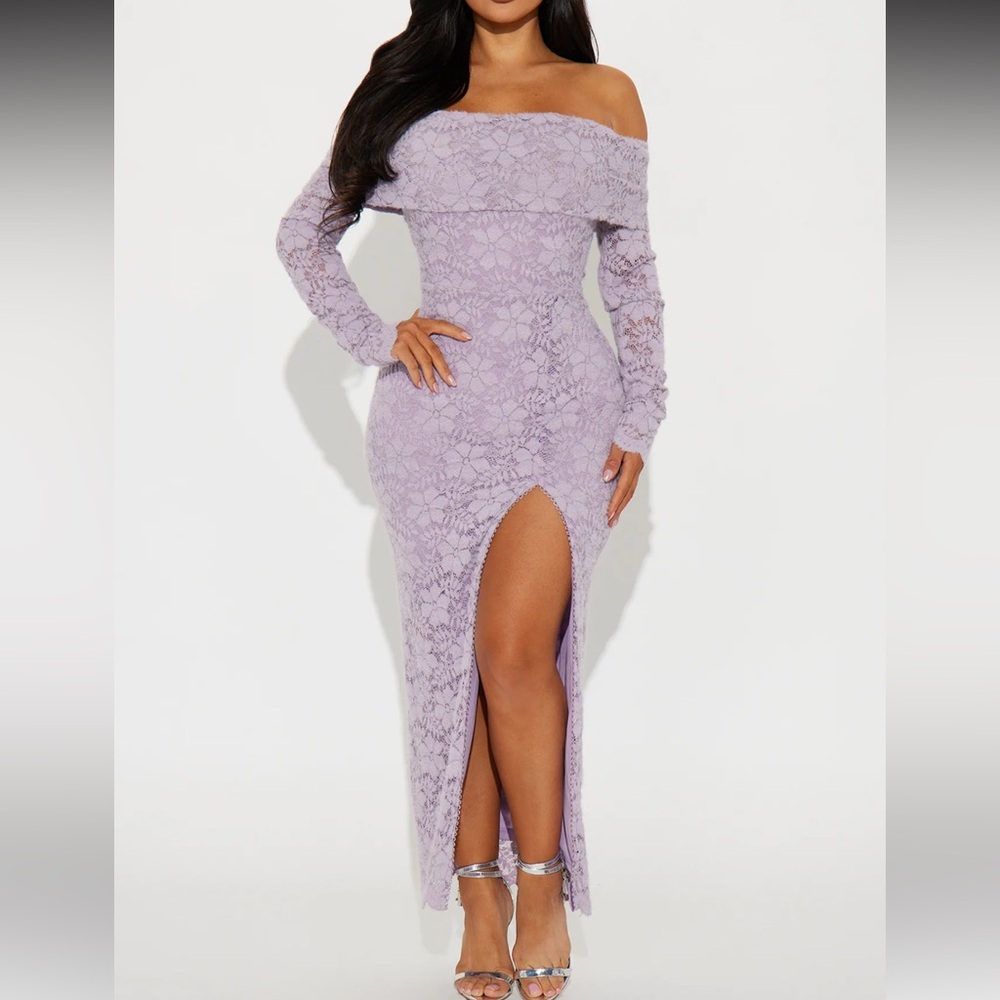 Brooklyn Off the shoulder sweater maxi dress size S NWT